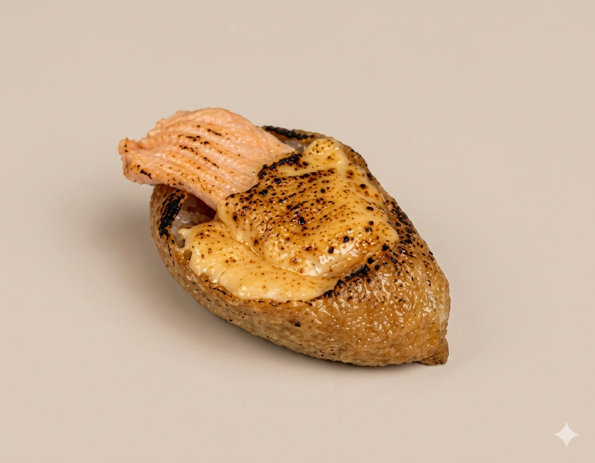Salmon Mentai Inari